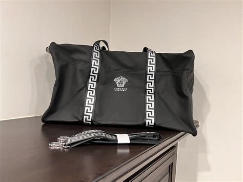 versace cologne with bag|versace signature bag.